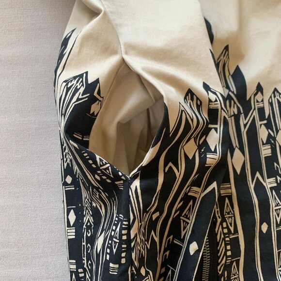 Gap Vena Cava Khaki Sleeveless Haleter Mini Dress Tan Black Beige Bohemian Boho - Picture 10 of 16